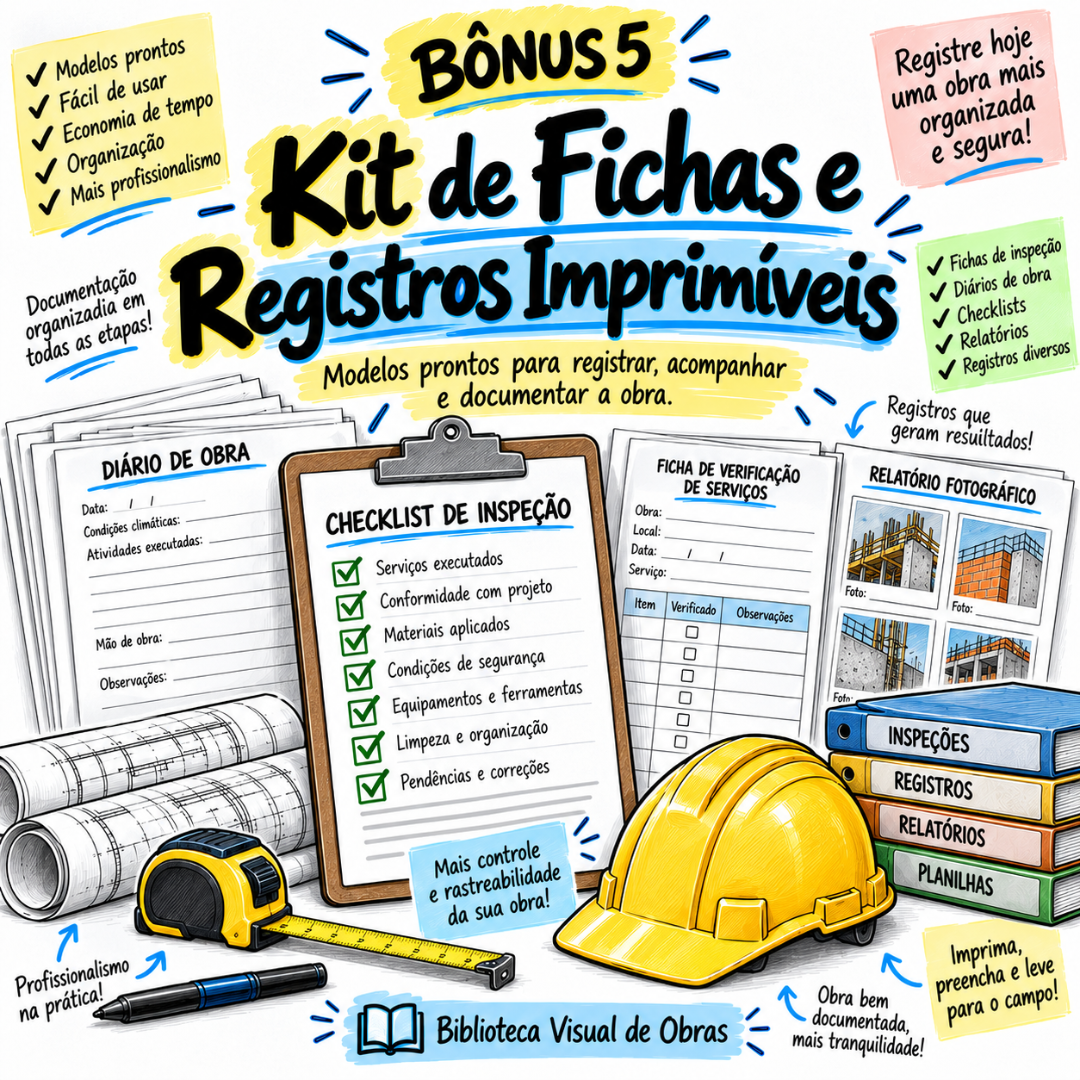Bônus 5 — Kit de Fichas e Registros Imprimíveis